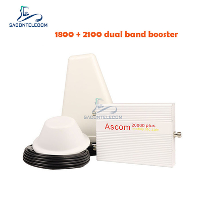 1800mhz 2100mhz Dual Band Versterker AGC B1 B3 Ascom 8000sqm